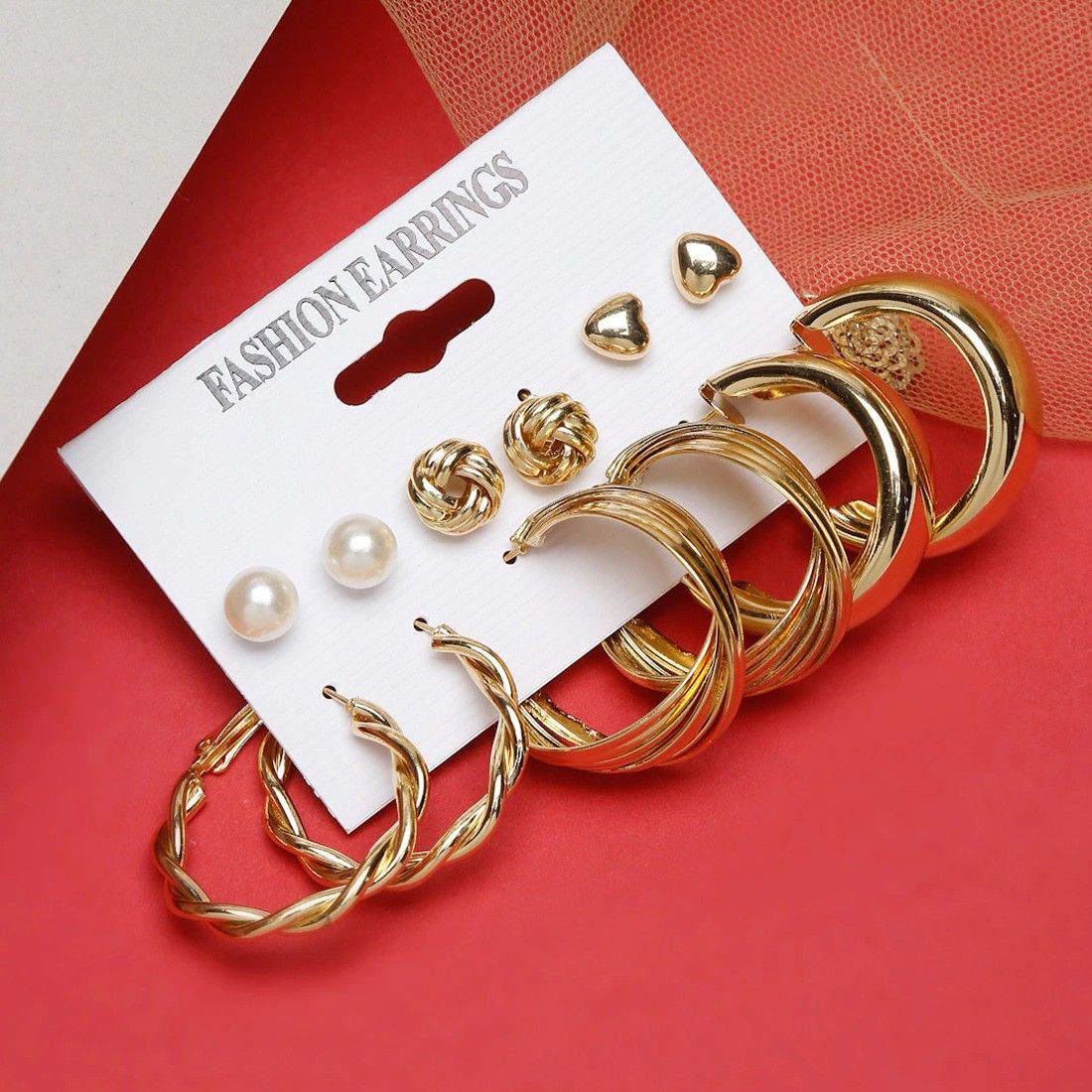 Combo Pack of Earrings (Pack Of 6) Set 1