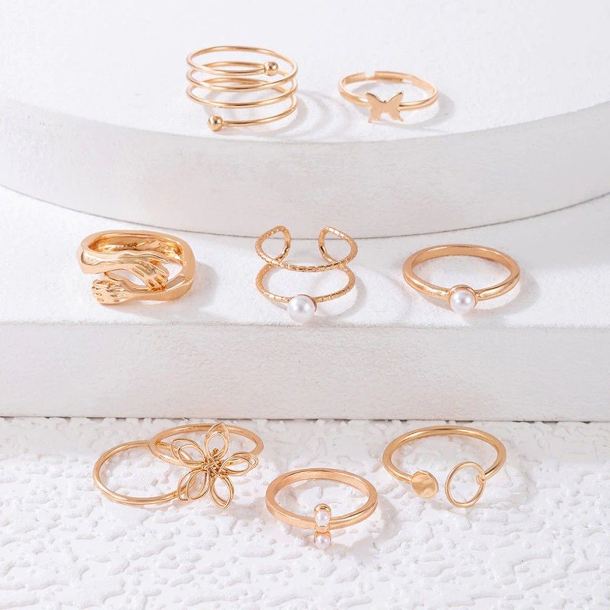 Combo Pack of Rings (Pack Of 9)