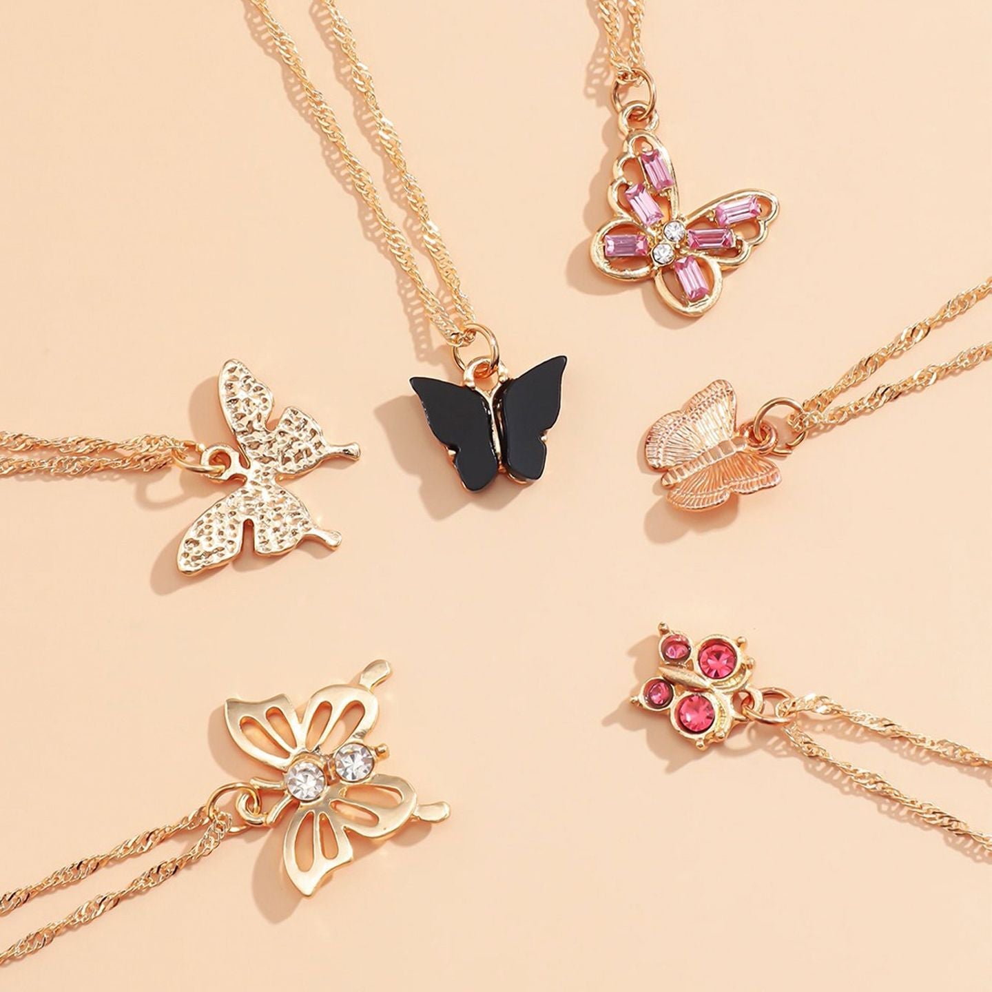 Combo Pack Of Necklace with Pendant (Pack Of 6)