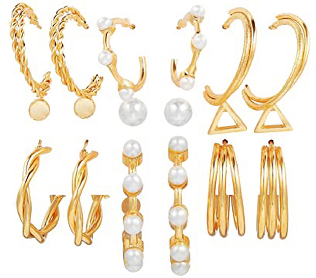Combo Pack of Earrings (Pack of 9) Set 2