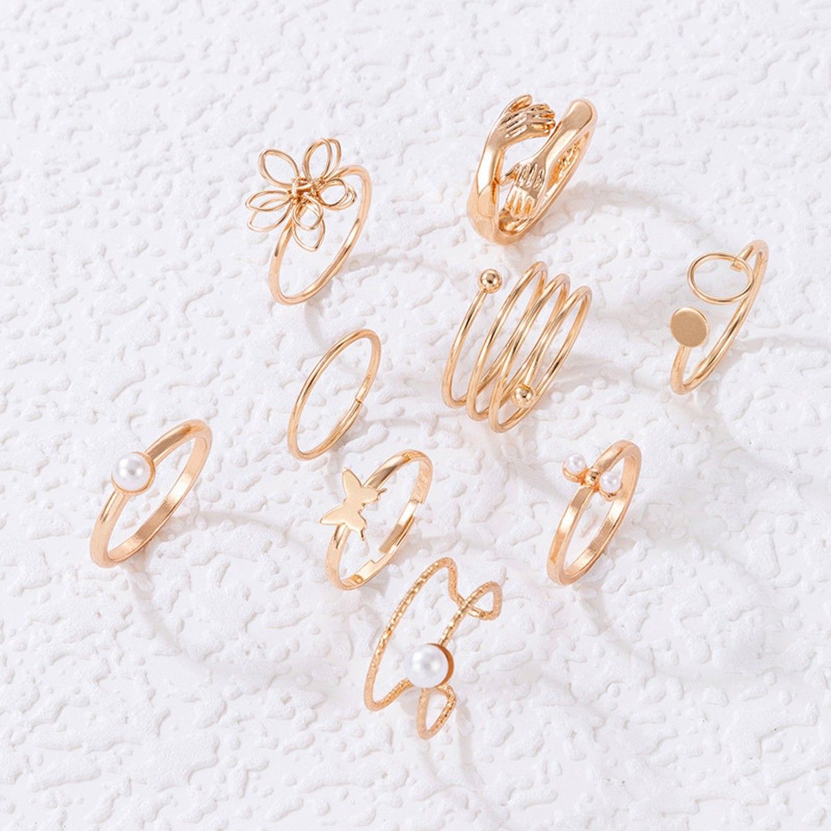 Combo Pack of Rings (Pack Of 9)