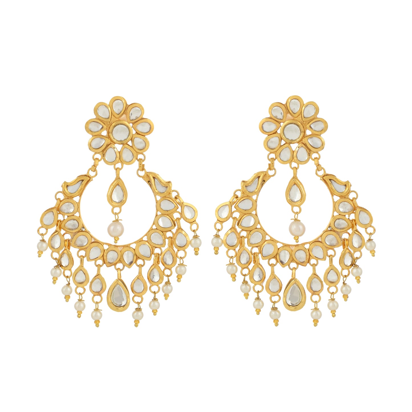 Bright Beauty Earrings - Kundan Earrings - Elegance Style Earrings - Danish Jewellers®