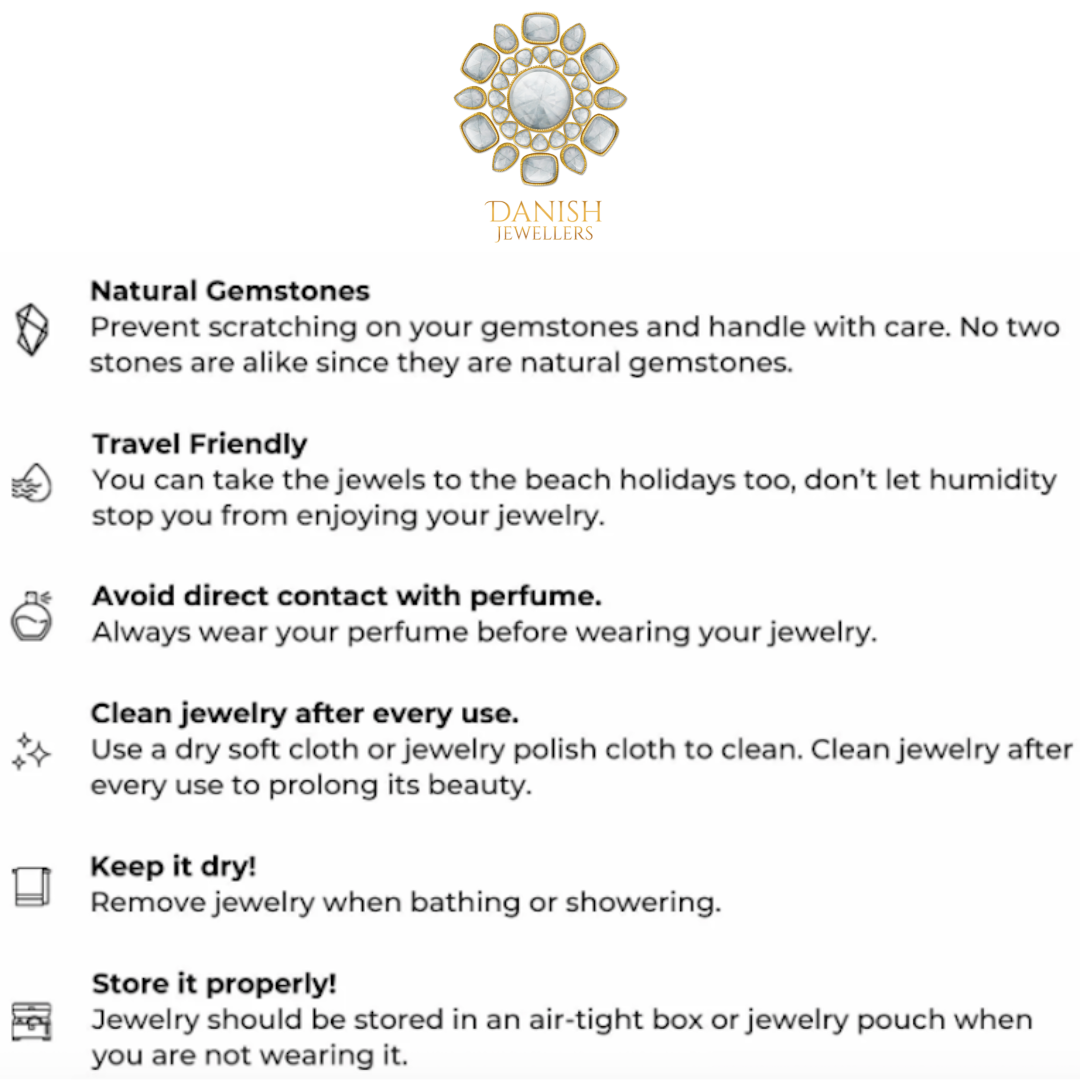 Multi-Round Kundan Bracelet - Kundan Bracelet - Handmade Bracelet - Danish Jewellers®