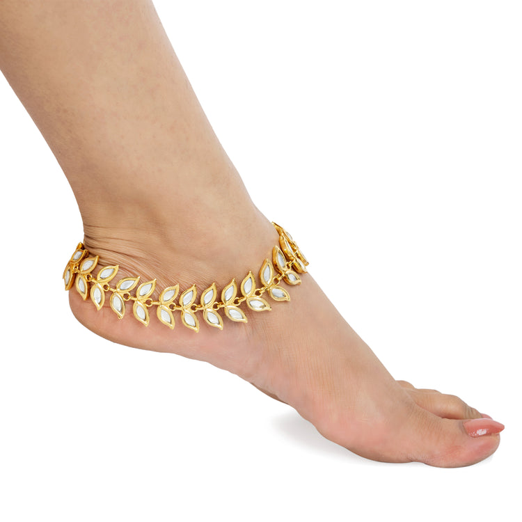 Kundan Anklet