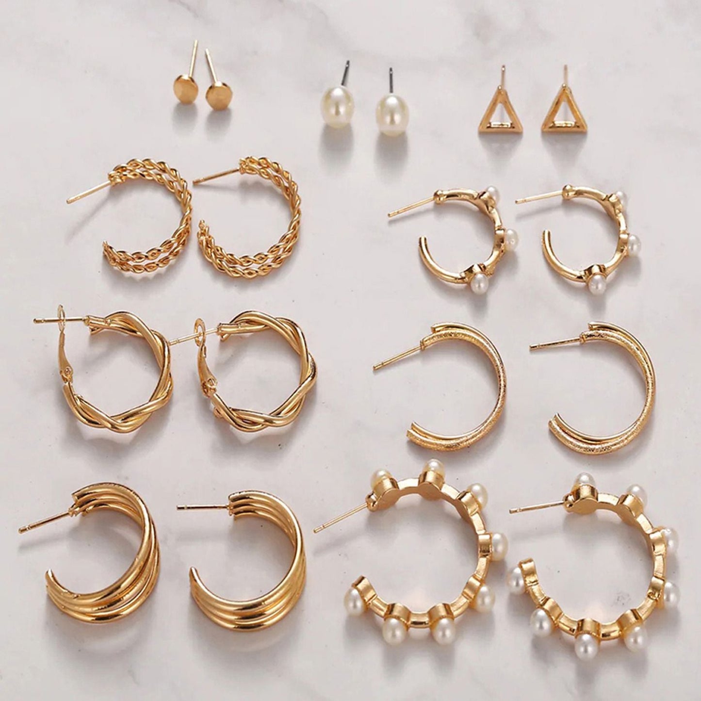 Combo Pack of Earrings (Pack of 9) Set 2