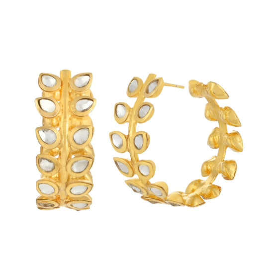 Exquisite Earrings - Kundan Style Earrings - Handmade Earrings - Danish Jewellers® 