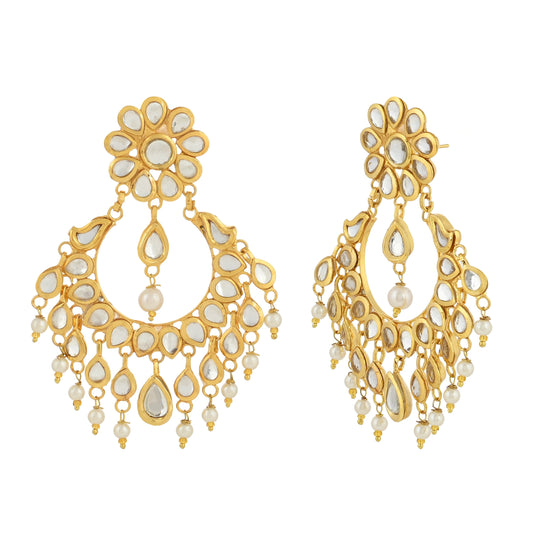 Bright Beauty Earrings - Kundan Earrings - Elegance Style Earrings - Danish Jewellers® 