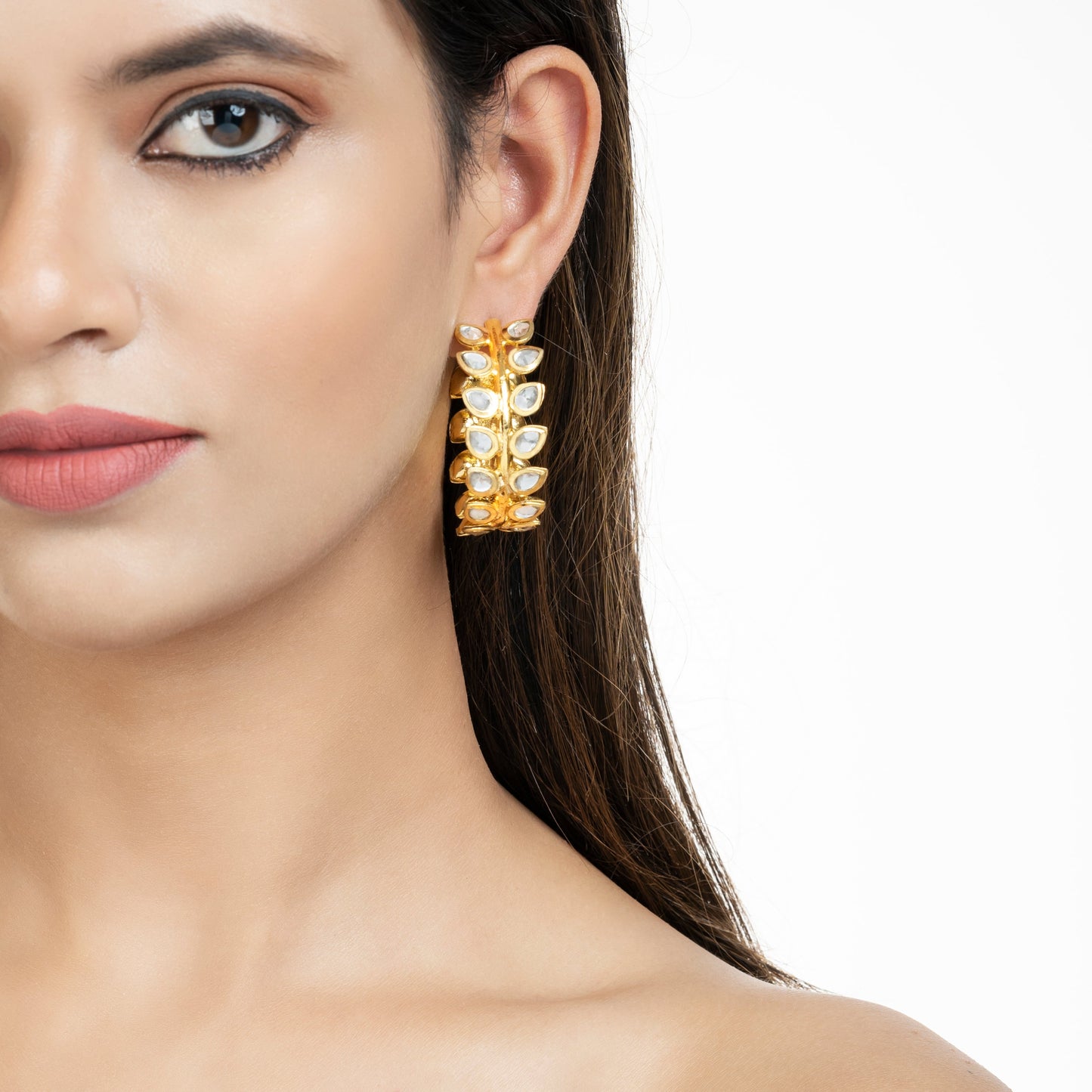 Exquisite Earrings - Kundan Style Earrings - Handmade Earrings - Danish Jewellers® 