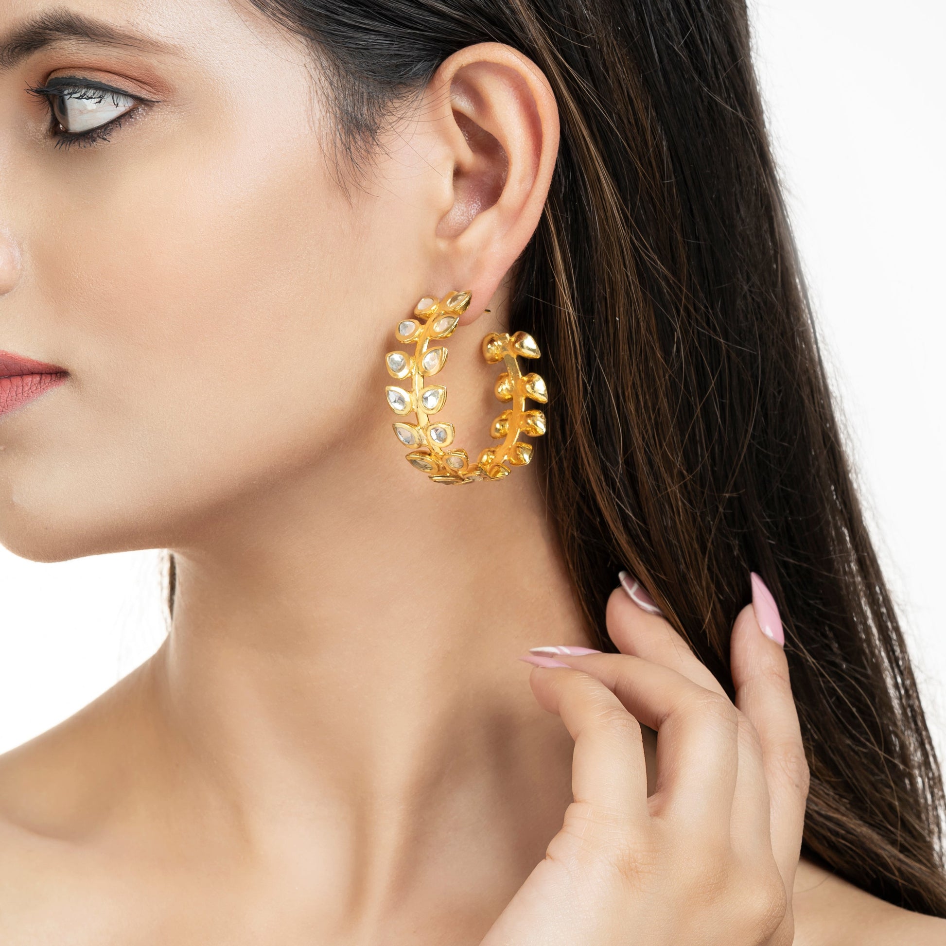 Exquisite Earrings - Kundan Style Earrings - Handmade Earrings - Danish Jewellers® 