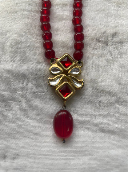 Vibrant Kundan Pendant